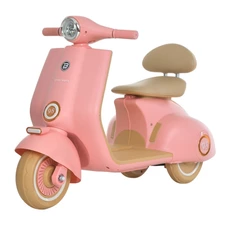 Детский мотоцикл скутер M 6327L-8 розовый мягкое сиденье со спинкой фото 37