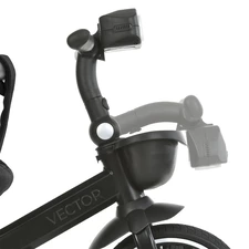 Трехколесный велосипед с ручкой El Camino Vector ME 1162-1 Night Black черный фото 53