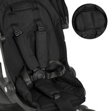 Трехколесный велосипед с ручкой El Camino Vector ME 1162-1 Night Black черный фото 32