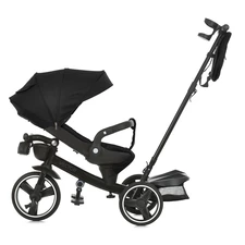 Трехколесный велосипед с ручкой El Camino Vector ME 1162-1 Night Black черный фото 63