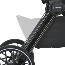 Универсальная коляска 2 в 1 El Camino Prestige ME 1124-3 Magnet Gray темно-серая фото 20