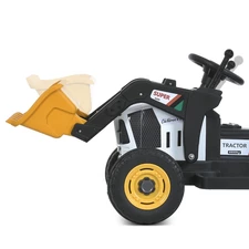 Детский электромобиль трактор M 6027EBLR-4 синий с прицепом фото 71