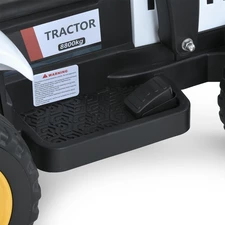 Детский электромобиль трактор M 6027EBLR-5 зеленый с прицепом фото 86