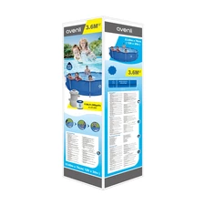 Каркасный бассейн Avenli 17799EU размер 366 х 76 см с фильтр-насосом фото 92