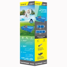 Каркасный бассейн Avenli 17805EU размер 258 х 179 х 66 см с фильтр-насосом фото 71