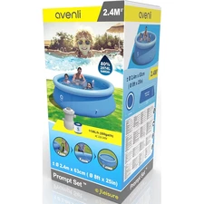 Надувной бассейн Avenli 17792EU размер 244 х 63 см с фильтр-насосом фото 71