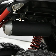 Квадроцикл AX125-2-3 черно-красный бензиновый двигатель 125 куб. фото 11