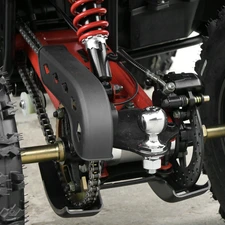 Квадроцикл AX125-11-5 серо-зеленый бензиновый двигатель 125 куб. фото 20