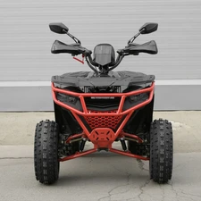 Квадроцикл AX125-11-5 серо-зеленый бензиновый двигатель 125 куб. фото 37