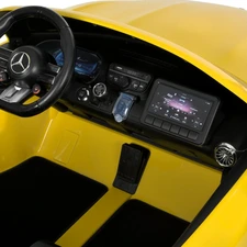 Детский электромобиль M 6313EBLR-6(24V) желтый двухместный Mercedes фото 11