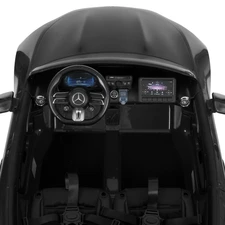 Детский электромобиль M 6313EBLRS-2(24V) черный двухместный Mercedes с автопокраской фото 16