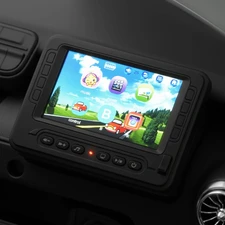 Детский электромобиль M 6313(MP4)EBLR-1(24V) белый двухместный Mercedes с MP4 планшетом фото 15