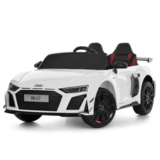 Двухместный электромобиль M 6310EBLR-1 Audi белый с двумя моторами фото 14