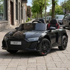 Двухместный электромобиль M 6310EBLR-2 Audi черный с двумя моторами