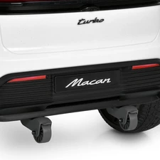 Детский электромобиль M 6314EBLR-1 Porsche белый с кожаным сиденьем фото 31