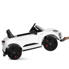Детский электромобиль M 6314EBLR-1 Porsche белый с кожаным сиденьем фото 54