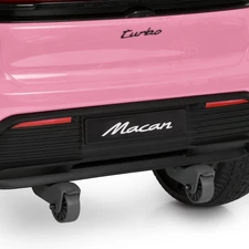 Детский электромобиль M 6314EBLR-3 Porsche красный с кожаным сиденьем фото 53