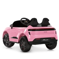 Детский электромобиль M 6314EBLR-8 Porsche розовый с кожаным сиденьем фото 41
