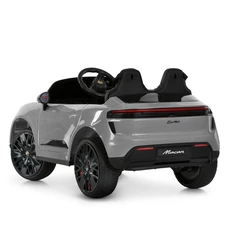 Детский электромобиль M 6314EBLR-11 Porsche серый с кожаным сиденьем фото 37