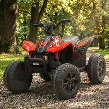 Детский квадроцикл M 6309EL-3 Honda красный мягкое сиденье