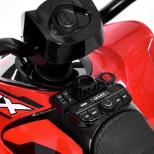 Детский квадроцикл M 6309EL-3 Honda красный мягкое сиденье фото 63