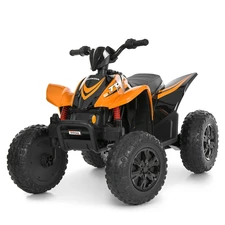 Детский квадроцикл M 6309EL-7 Honda оранжевый мягкое сиденье купить