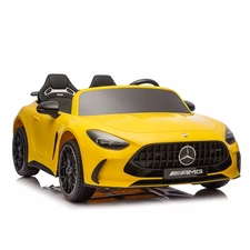 Двухместный детский электромобиль M 6315EBLR-6(24V) желтый Mercedes с аккумулятором 24V10AH фото 14