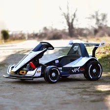 Детский электрокарт M 6322EBLR-1 белый с пультом управления фото 14