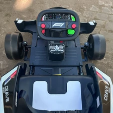 Детский электрокарт M 6322EBLR-1 белый с пультом управления фото 11