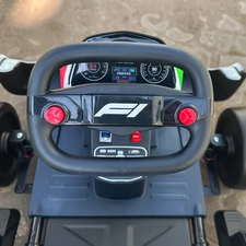 Детский электрокарт M 6322EBLR-1 белый с пультом управления фото 31