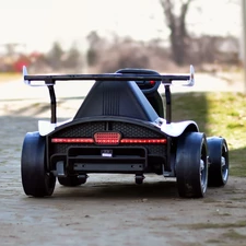 Детский электрокарт M 6322EBLR-1 белый с пультом управления купить