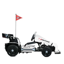Детский электрокарт M 6148EL-1(24V) белый с двумя моторами по 150 Вт фото 11