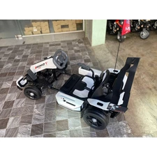 Детский электрокарт M 6148EL-1(24V) белый с двумя моторами по 150 Вт фото 37