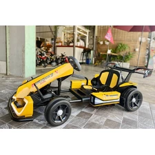 Детский электрокарт M 6148EL-6(24V) желтый с двумя моторами по 150 Вт фото 14