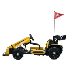 Детский электрокарт M 6148EL-6(24V) желтый с двумя моторами по 150 Вт фото 16