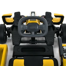Детский электрокарт M 6148EL-6(24V) желтый с двумя моторами по 150 Вт фото 53