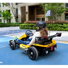 Детский электрокарт M 6148EL-6(24V) желтый с двумя моторами по 150 Вт фото 37