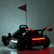 Детский электрокарт M 6148ELS-11(24V) серый с двумя моторами по 150 Вт фото 11