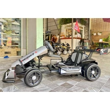 Детский электрокарт M 6148ELS-11(24V) серый с двумя моторами по 150 Вт купить