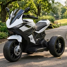 Детский мотоцикл M 4454ELR-1 белый с пультом купить