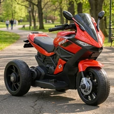 Детский мотоцикл M 4454ELR-3 красный с пультом купить