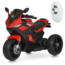 Детский мотоцикл M 4454ELR-3 красный с пультом фото 37