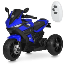 Детский мотоцикл M 4454ELR-4 синий с пультом фото 54