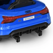 Детский электромобиль M 4938EBLR-4 синий Audi с кожаным сиденьем фото 16