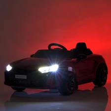 Детский электромобиль M 4938EBLR-4 синий Audi с кожаным сиденьем фото 54