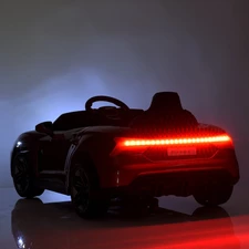 Детский электромобиль M 4938EBLR-4 синий Audi с кожаным сиденьем фото 63