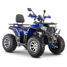 Бензиновый квадроцикл AFB200-4 синий с двигателем 180 куб.