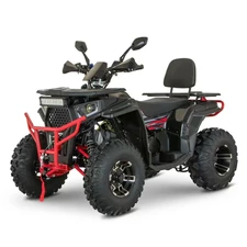 Двухместный бензиновый квадроцикл AFB200L-2-5 черно-зеленый фото 14