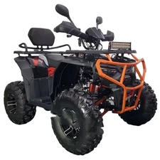 Бензиновый квадроцикл AT200L-2-3 черно-красный с фаркопом купить