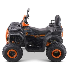 Бензиновый квадроцикл AT200L-2-7 черно-оранжевый с фаркопом фото 41